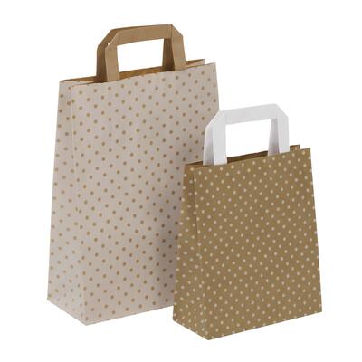 Papiertasche FH Rockabilly Goldpunkte