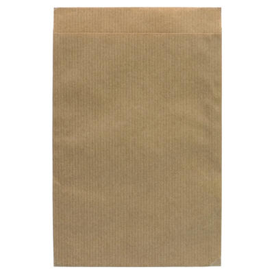 100 Geschenkflachbeutel Kraftpapier braun