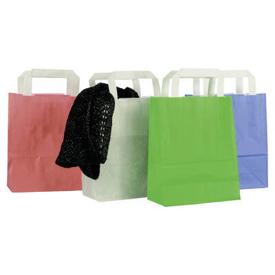 Kleine Papiertasche 18x22+8 cm
