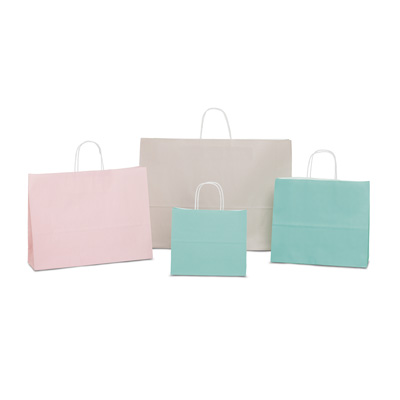 Papiertragetaschen mit Kordel, Uni-Naturali VE 150-250 Stck