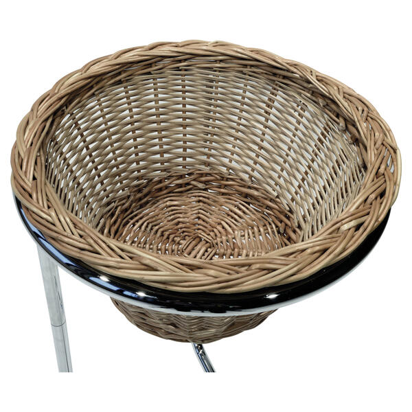 Verkaufsschale mit Weidenkorb - Wühlkörbe Verkaufsständer