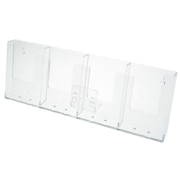 Wandprospekthalter 4xDIN A6, quer