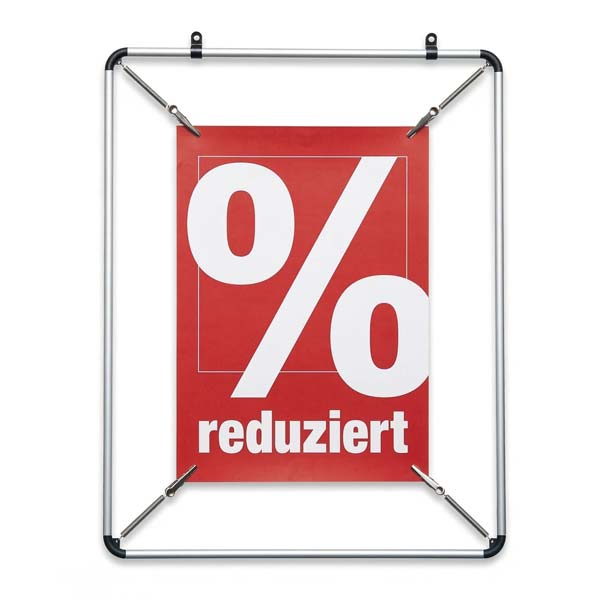 Spannrahmen aus Aluminium mit Rundrohrprofil DIN A3