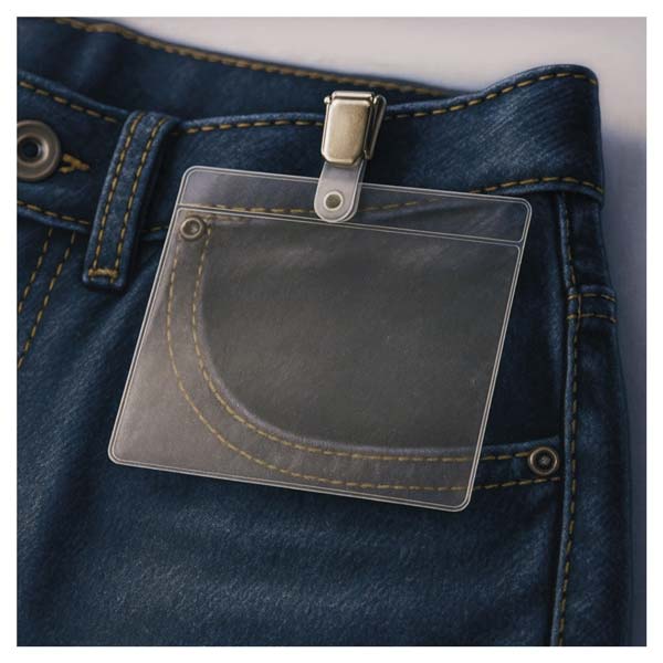 Namensschilder mit Hosentr�gerclip