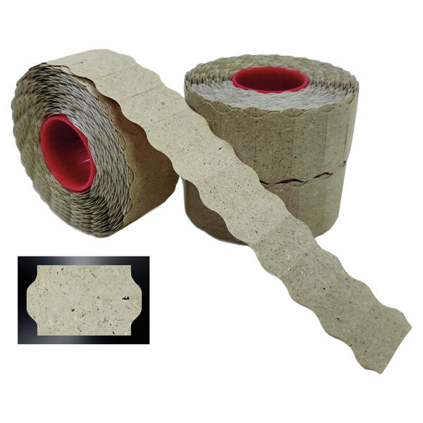 WR-Etiketten aus Graspapier, Kleber permanent