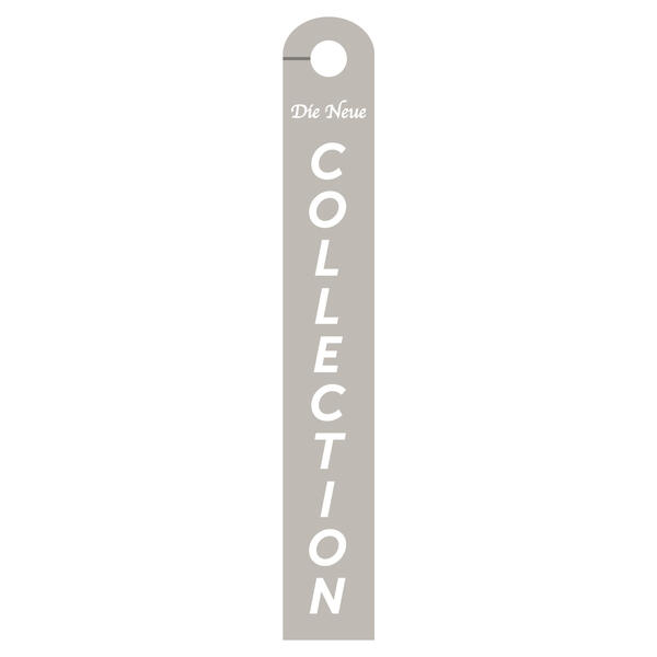 PVC-Hänger-Display Die Neue Collection