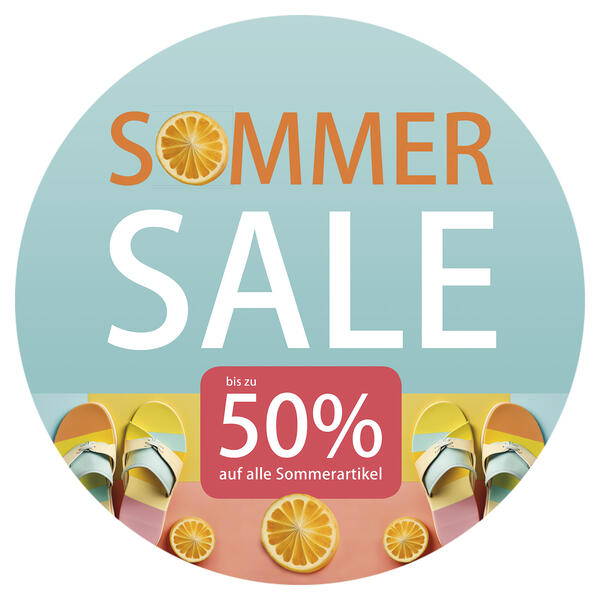 Ankleber Sommer Sale I,  32 cm
