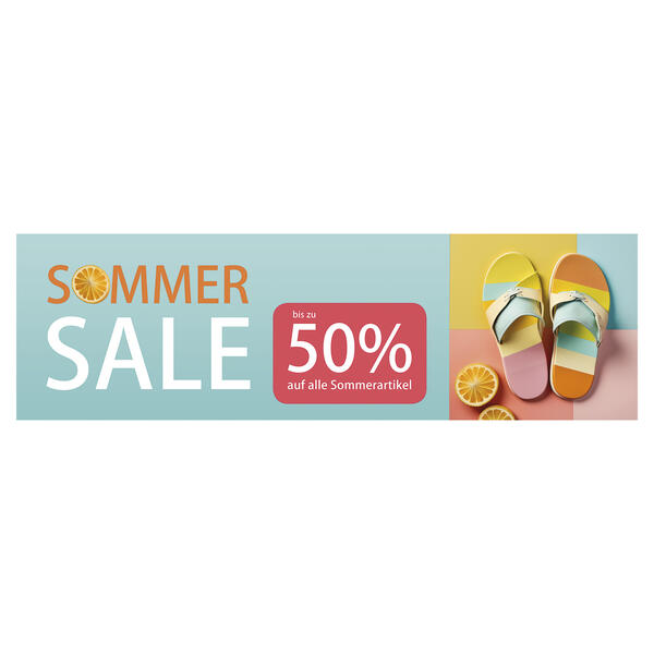 Ankleber Sommer Sale I, 100x30 cm