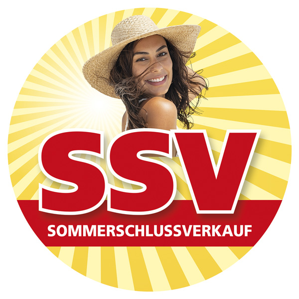 Ankleber SSV Sommerschlussverkauf,  32 cm