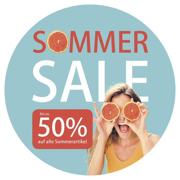 Ankleber Sommer Sale II,  32 cm