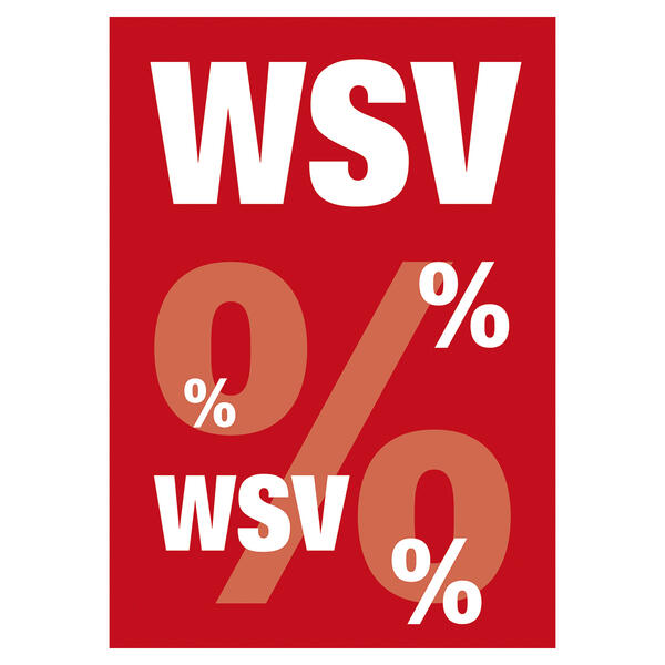 Plakat WSV %, DIN A1