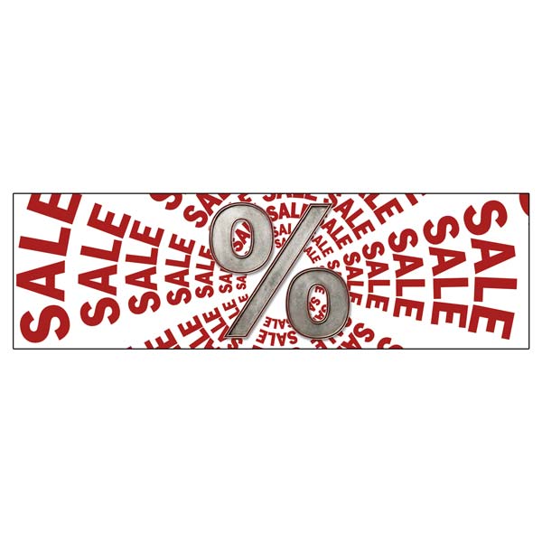 Ankleber Sale Impact, 100x30 cm