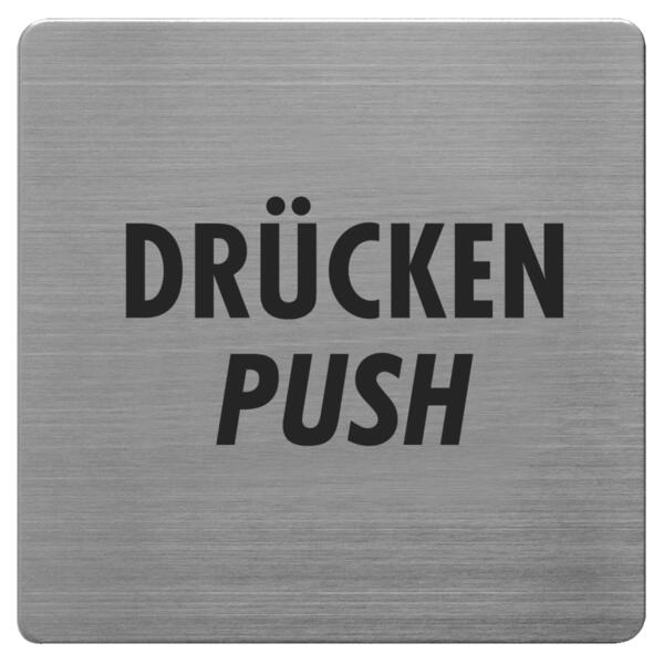 Piktogramm DR�CKEN/PUSH