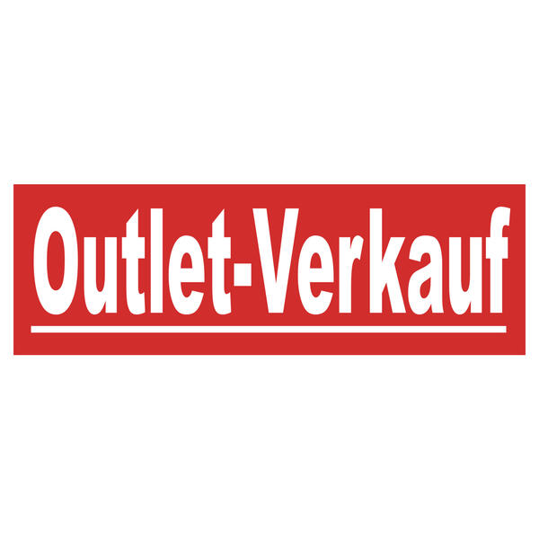 Aufkleber Outlet-Verkauf 23x70 cm