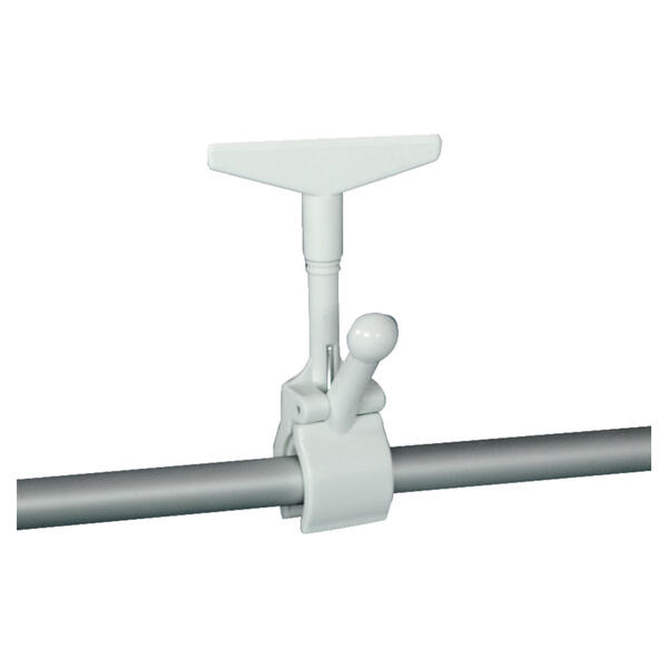 Uni sign clip mit T-Stück, weiß