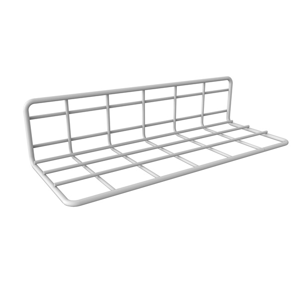 Gitterablage, wei matt 32,5x12,5x8 cm
