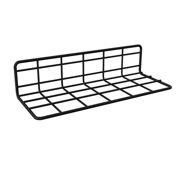 Gitterablage, schwarz matt 32,5x12,5x8 cm