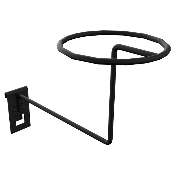 Hut- und Mtzenhalter, schwarz matt, 12x20x12,5 cm