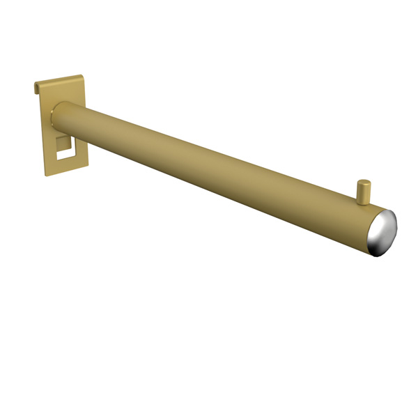 Abhngearm gerade fr Gitter, gold, 2,5x31,5 cm