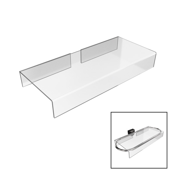 Plexiauflage fr Oval-Display Venezia, transparent