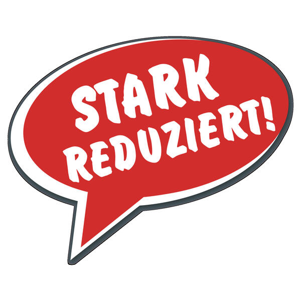 selbstkleb. Sprechblase STARK REDUZIERT!