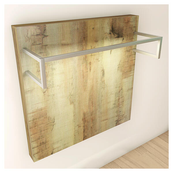 Ladeneinrichtung Linie 6 120x120 T41 cm Holz verwittert, Ede