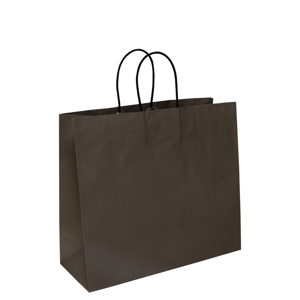 Papiertasche Milano Caf� mit Textilkordel