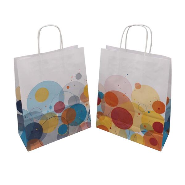Papiertasche Farbverlauf mit Kordel