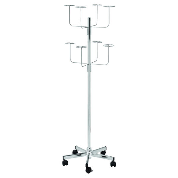 Hutstnder 2 Etagen 8 Halter, verchromt