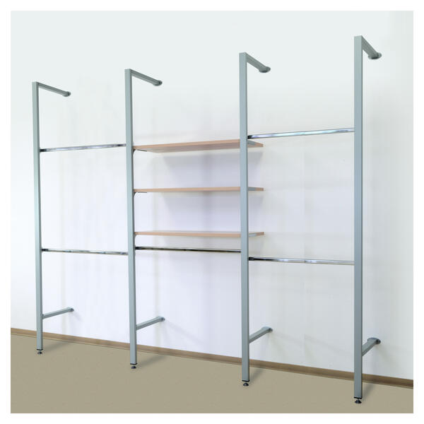 Ladeneinrichtung Easy-Back 300 cm, 5ST, 3 Bden