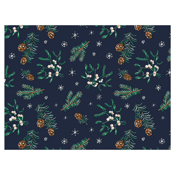 Weihnachtsgeschenkpapier Winternacht Limited, 50cm:100m
