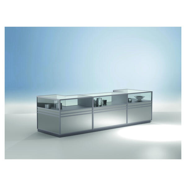 Prsentationsvitrine U-Form