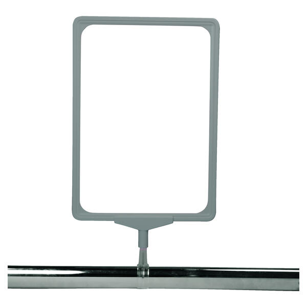 Plakatrahmen mit Ovalrohrklemme