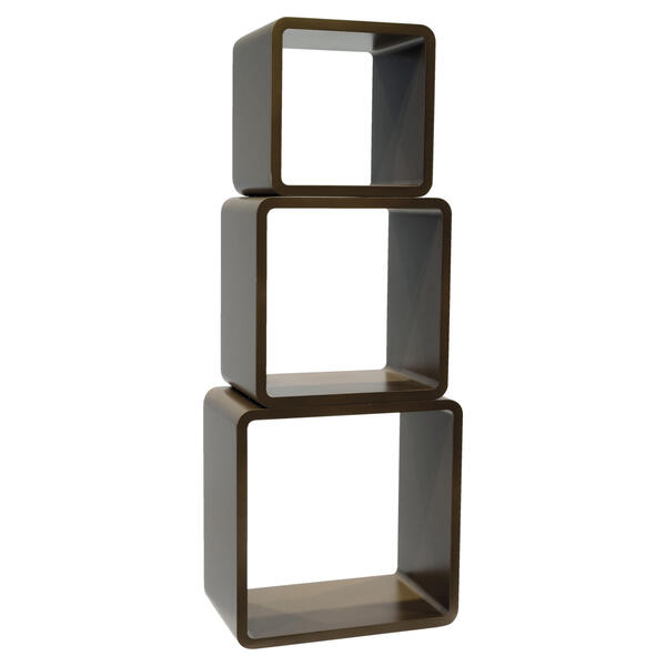 Cubus-Set Quadrat gold, 3 Stck