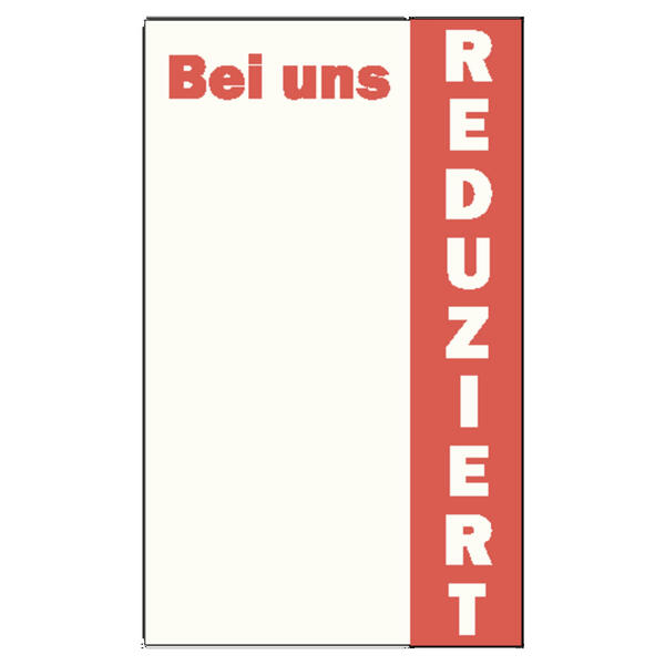 Plakatkarton Bei uns REDUZIERT DIN A3