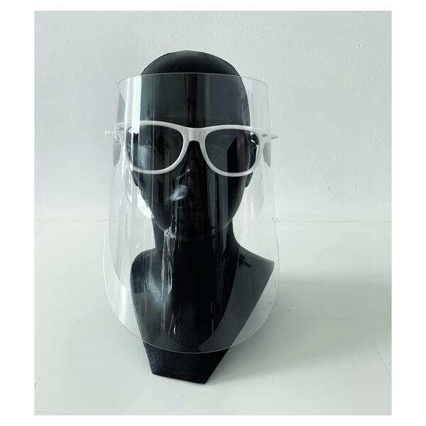 Gesichtsvisier mit Brille