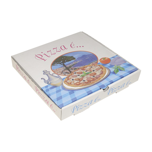 Pizzakarton 28x28x4 cm wei, VE 100 Stck