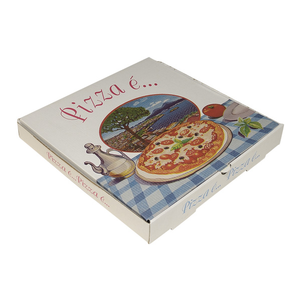 Pizzakarton 30x30x4 cm wei, VE 100 Stck