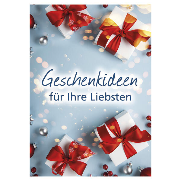 Plakat Geschenkideen für Ihre Liebsten, DIN A1