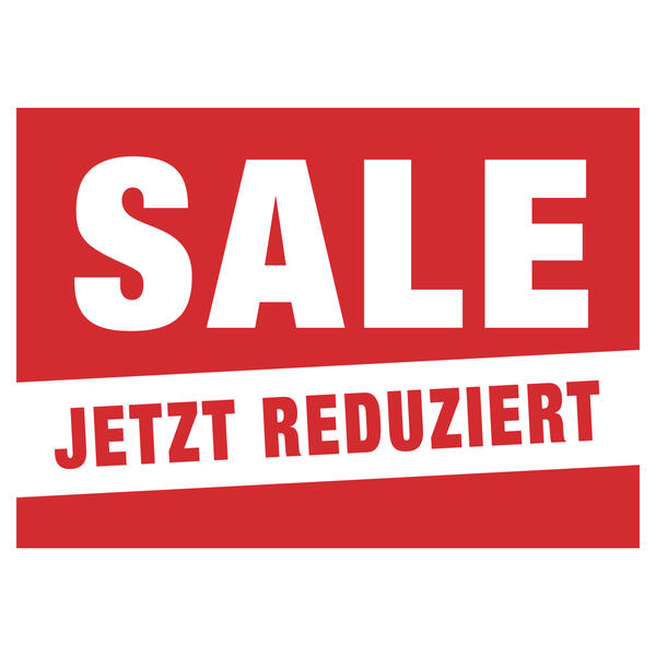 Plakat "SALE SALE SALE" Räumungsverkauf SALE Reduziert  Alles muss raus DIN A1 