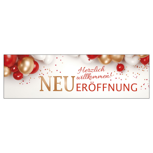 Ankleber Neu Erffnung, 100x30 cm