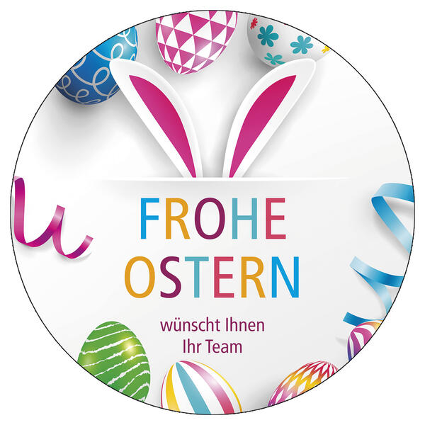 Ankleber Frohe Ostern,  32 cm