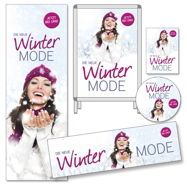 Sparangebot Deko-Sortiment Winter-Mode 5-teilig