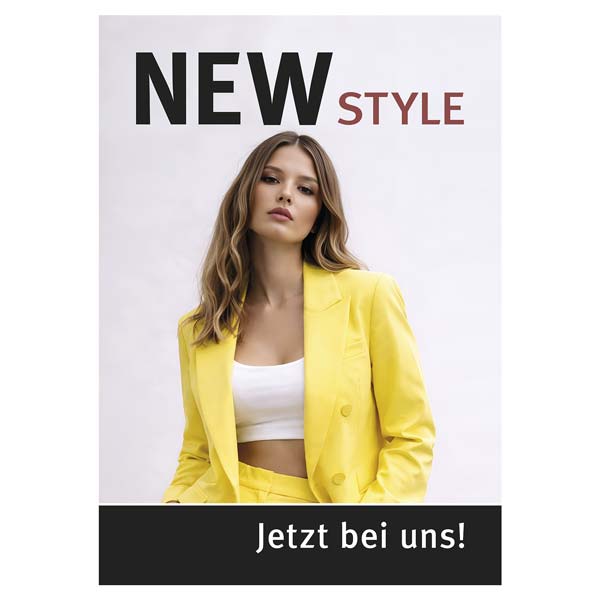 Plakat New Style Damenmode, DIN A1