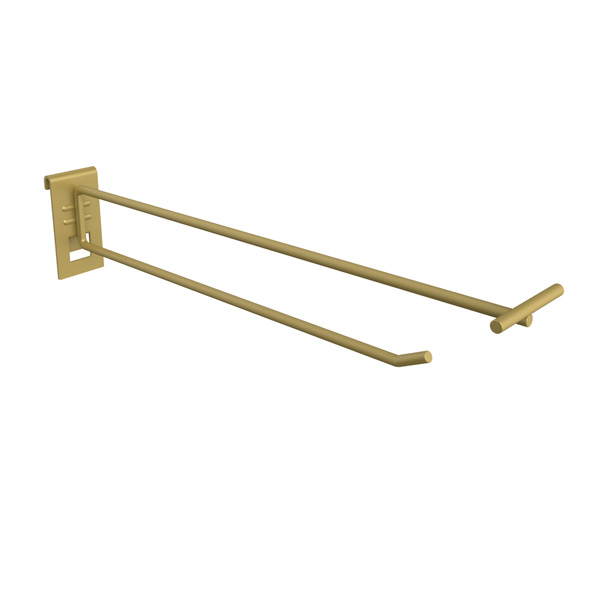 Einzelhaken fr Gitter mit Oberstab, gold