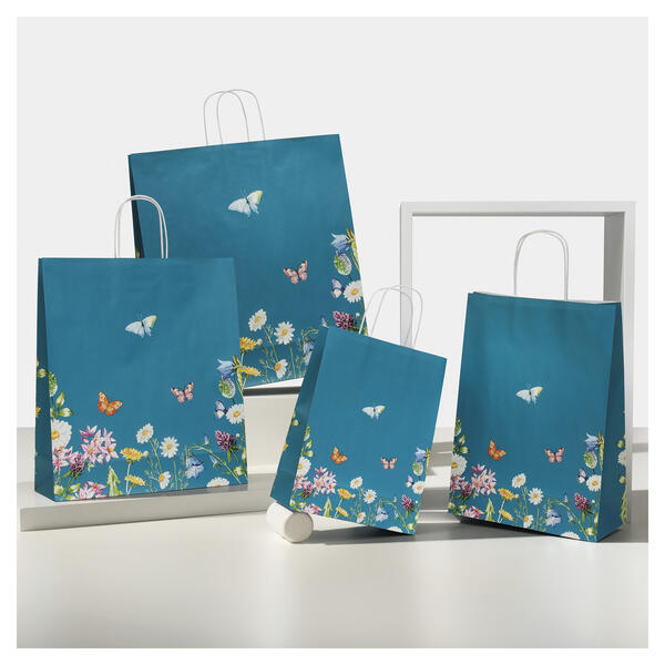 Papiertasche Blumen