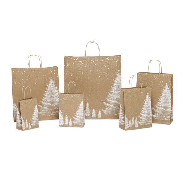 Papiertragetasche Bianco Natale