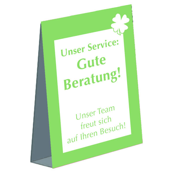 Dachaufsteller Gute Beratung